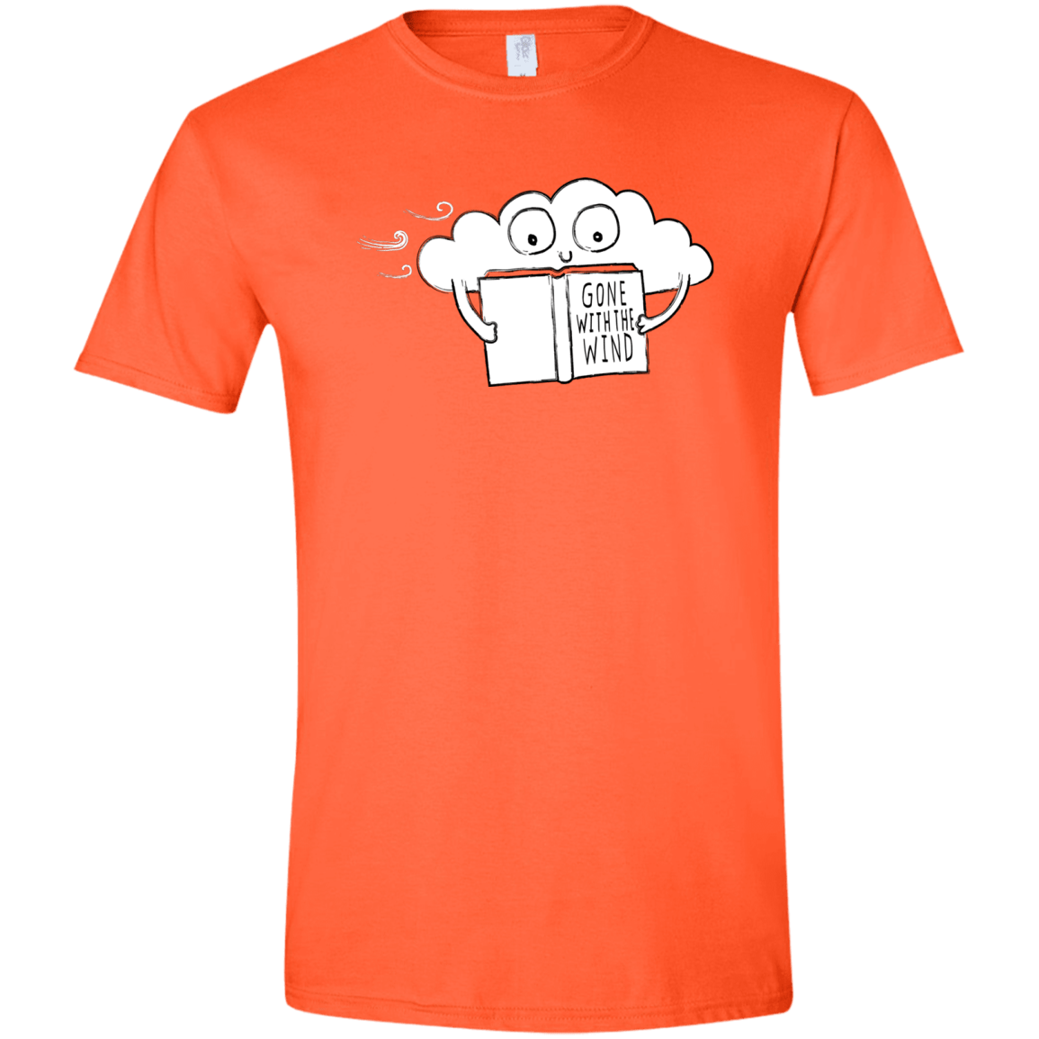 T-Shirts Orange / S Gone with the Wind Men's Semi-Fitted Softstyle