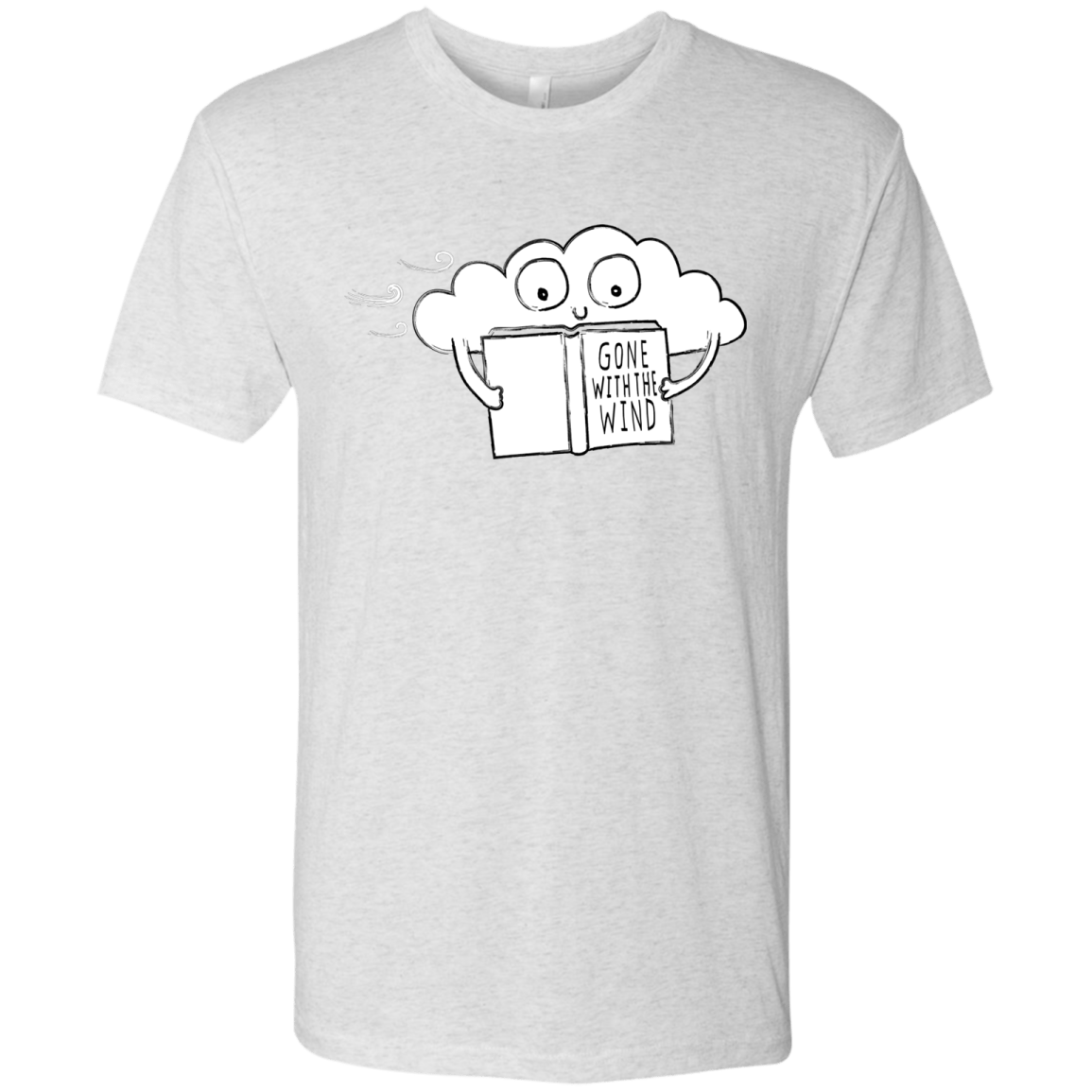 T-Shirts Heather White / S Gone with the Wind Men's Triblend T-Shirt