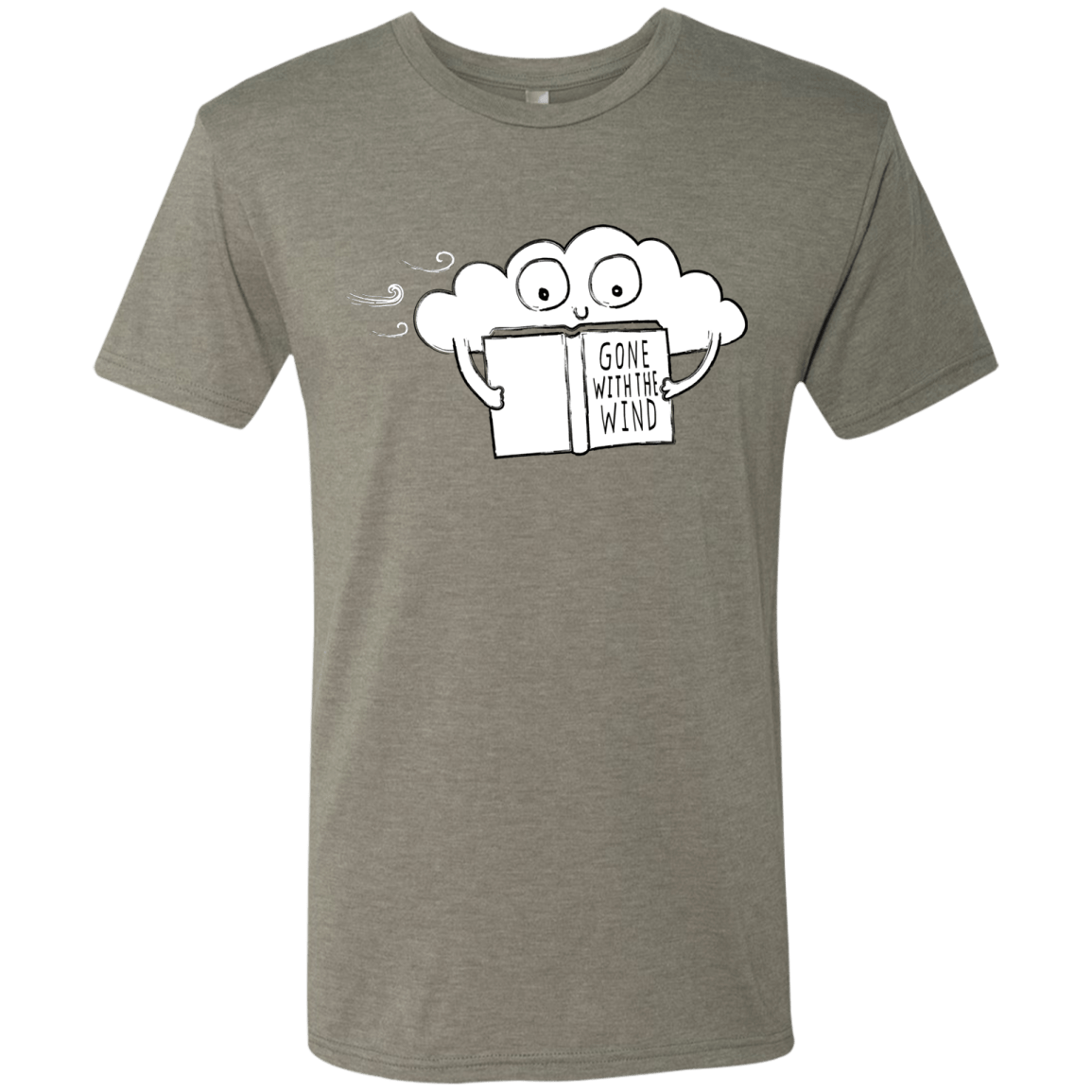 T-Shirts Venetian Grey / S Gone with the Wind Men's Triblend T-Shirt