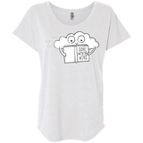 T-Shirts Heather White / X-Small Gone with the Wind Triblend Dolman Sleeve