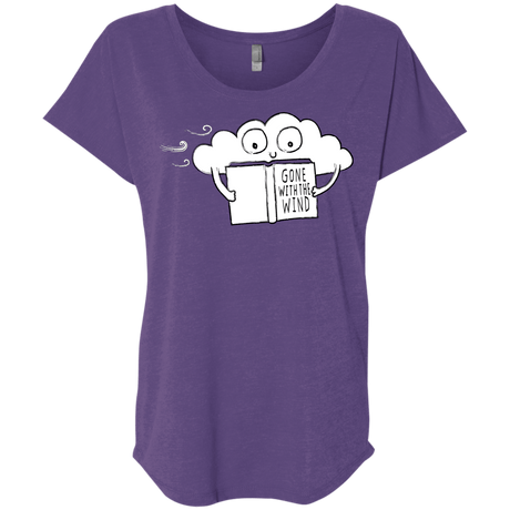 T-Shirts Purple Rush / X-Small Gone with the Wind Triblend Dolman Sleeve
