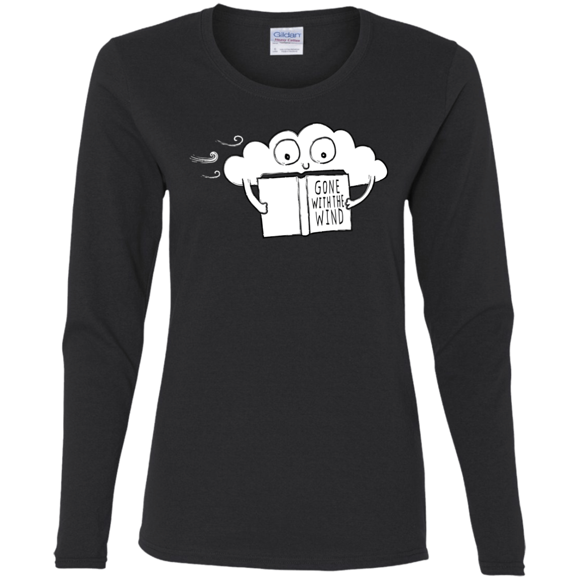 T-Shirts Black / S Gone with the Wind Women's Long Sleeve T-Shirt