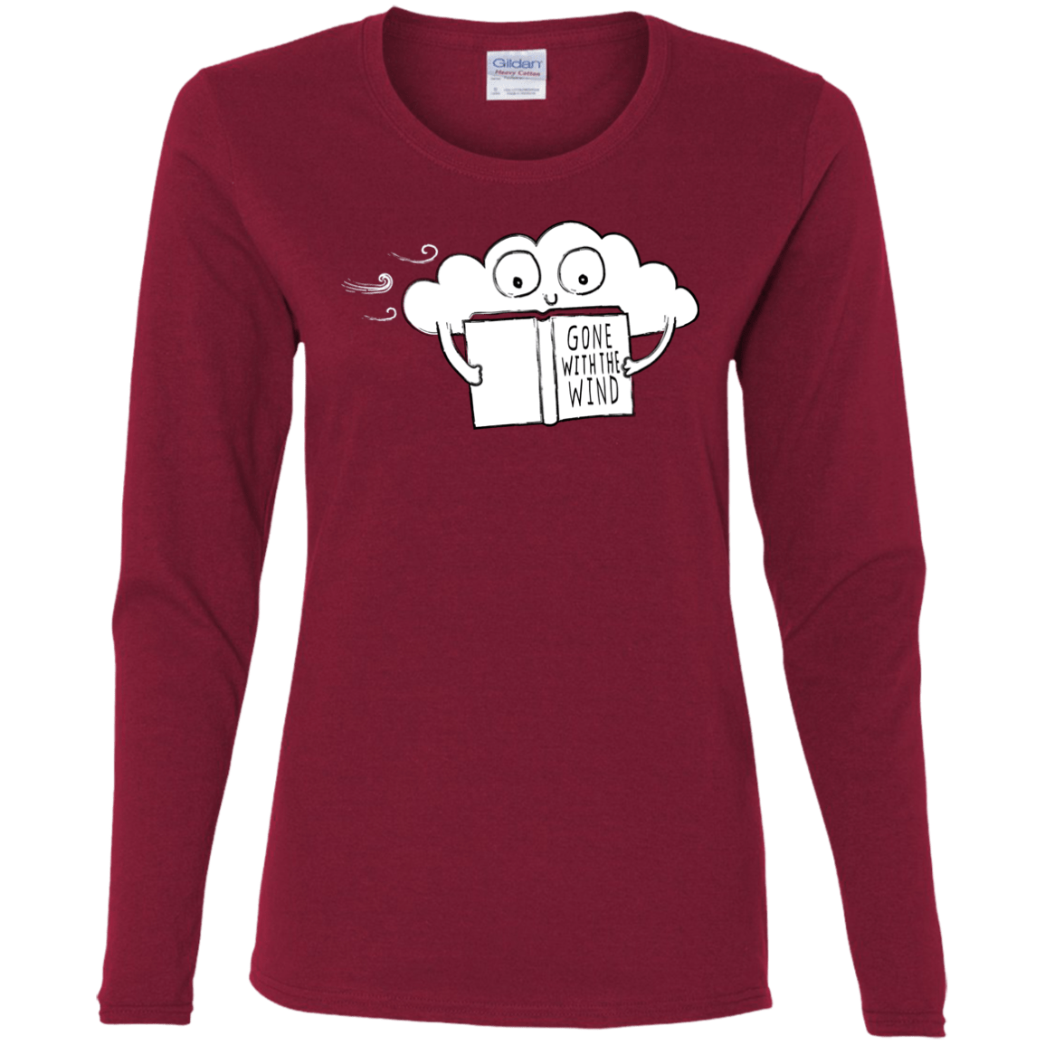 T-Shirts Cardinal / S Gone with the Wind Women's Long Sleeve T-Shirt