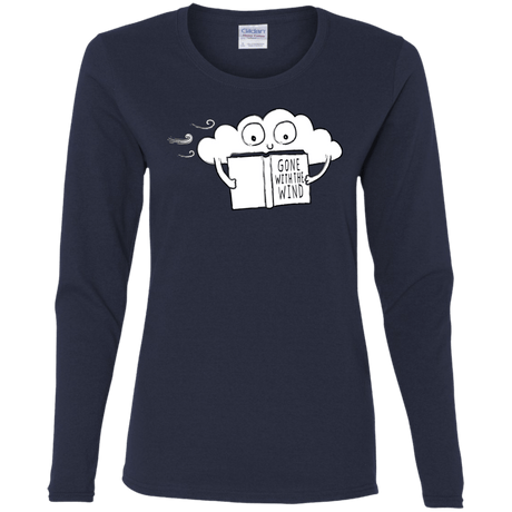 T-Shirts Navy / S Gone with the Wind Women's Long Sleeve T-Shirt