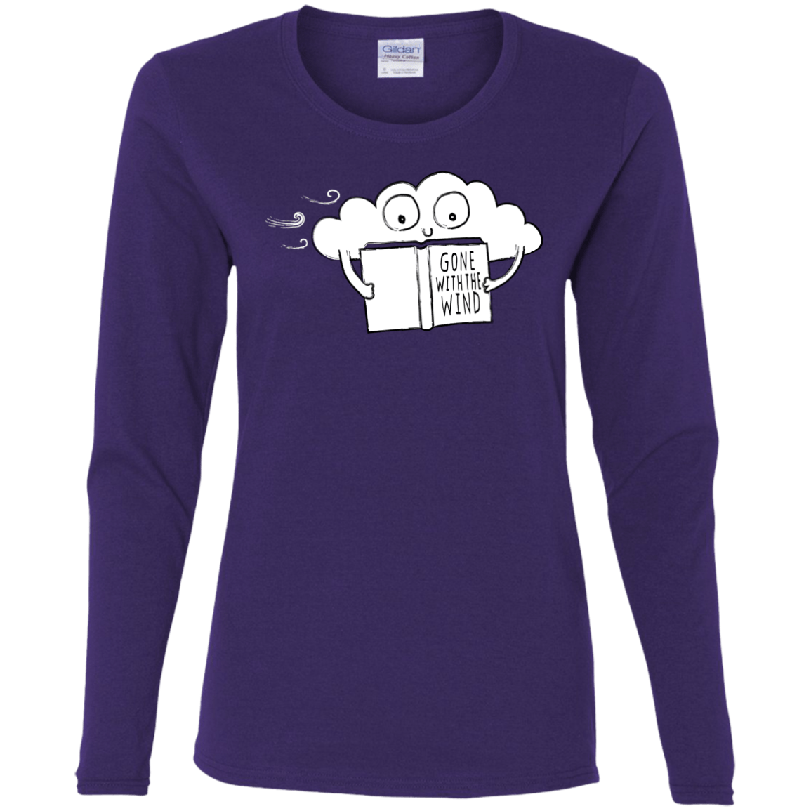 T-Shirts Purple / S Gone with the Wind Women's Long Sleeve T-Shirt