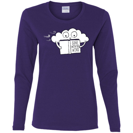 T-Shirts Purple / S Gone with the Wind Women's Long Sleeve T-Shirt