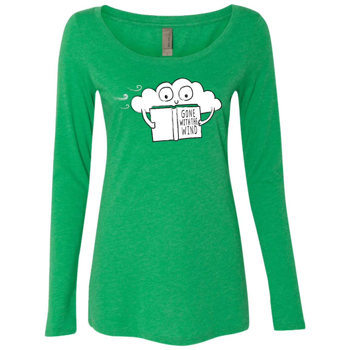 T-Shirts Envy / S Gone with the Wind Women's Triblend Long Sleeve Shirt
