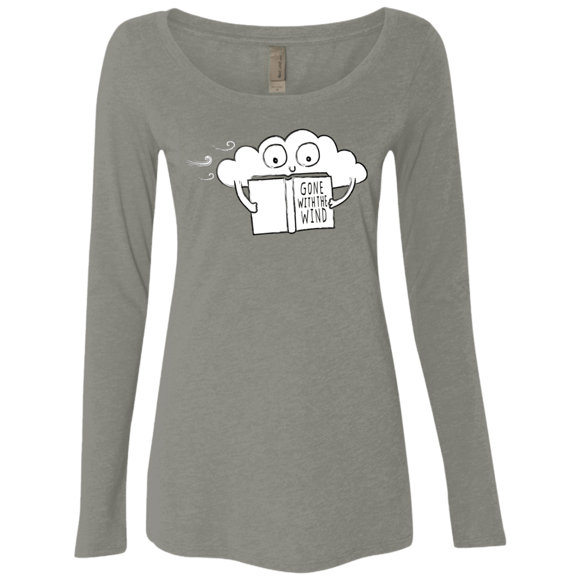 T-Shirts Venetian Grey / S Gone with the Wind Women's Triblend Long Sleeve Shirt
