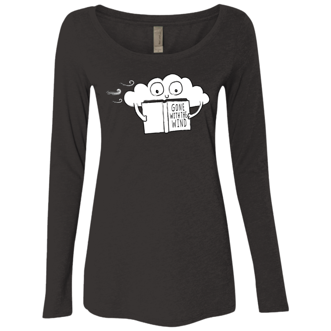 T-Shirts Vintage Black / S Gone with the Wind Women's Triblend Long Sleeve Shirt