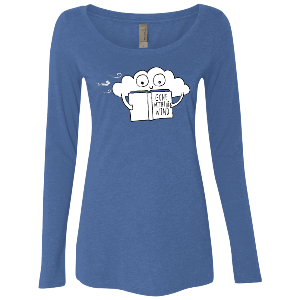 T-Shirts Vintage Royal / S Gone with the Wind Women's Triblend Long Sleeve Shirt