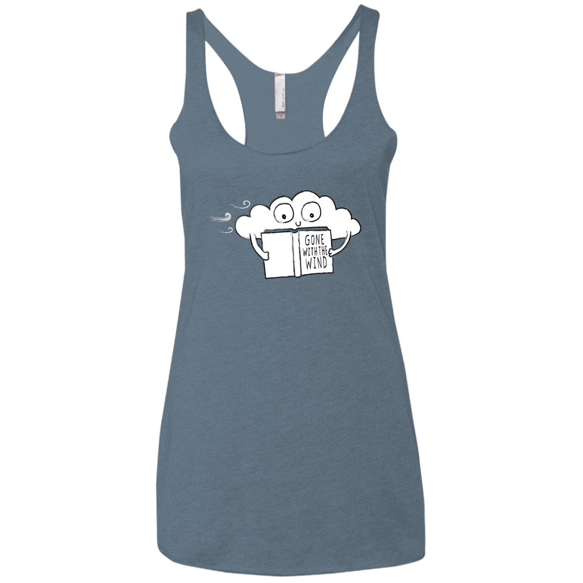 T-Shirts Indigo / X-Small Gone with the Wind Women's Triblend Racerback Tank