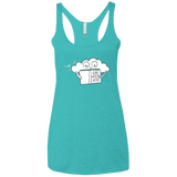 T-Shirts Tahiti Blue / X-Small Gone with the Wind Women's Triblend Racerback Tank