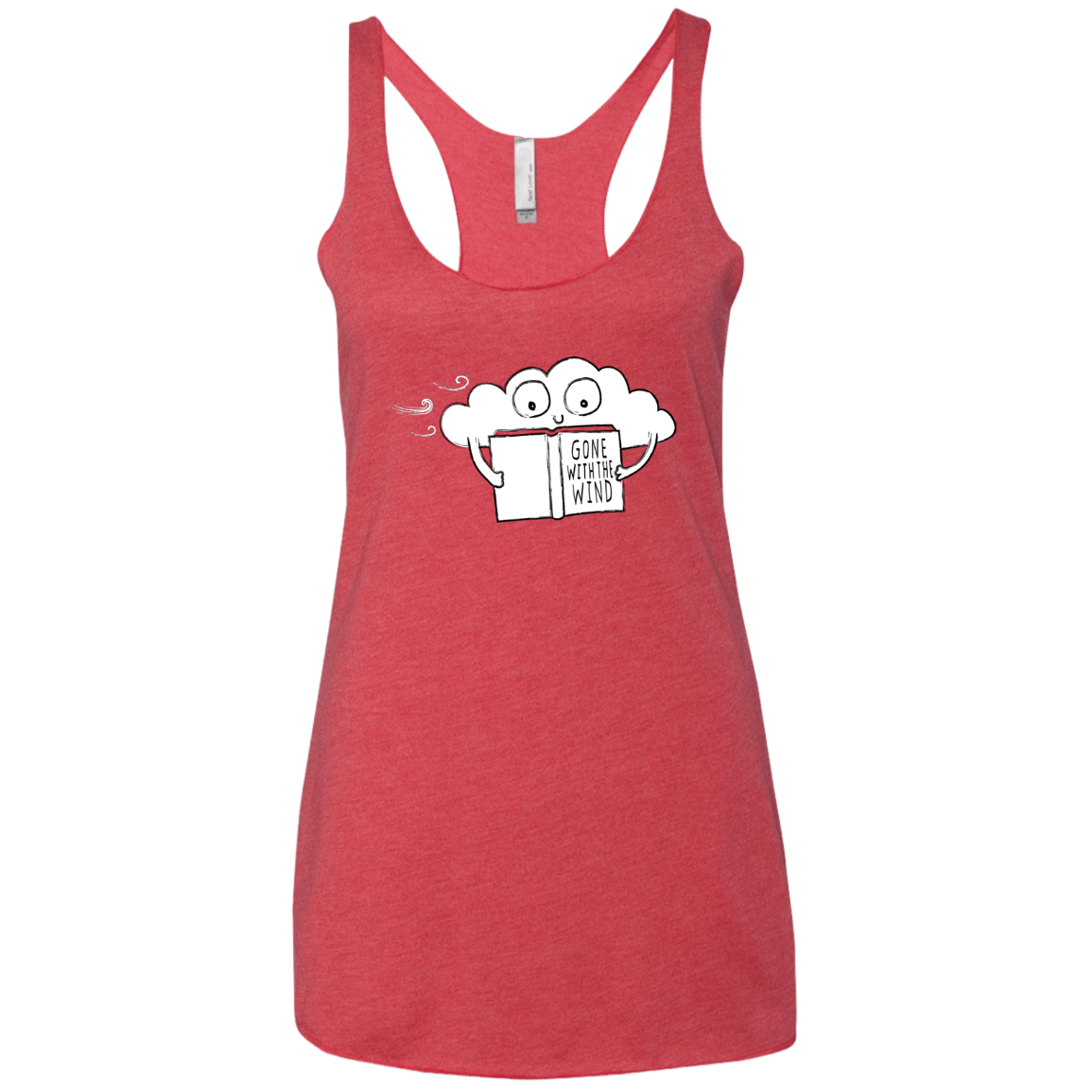T-Shirts Vintage Red / X-Small Gone with the Wind Women's Triblend Racerback Tank