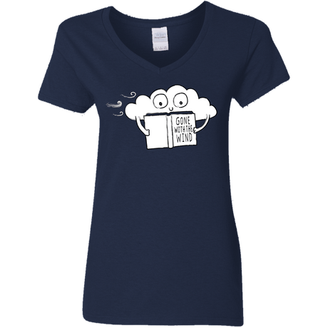 T-Shirts Navy / S Gone with the Wind Women's V-Neck T-Shirt