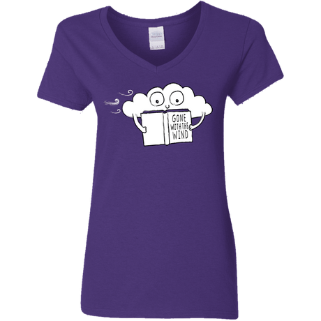 T-Shirts Purple / S Gone with the Wind Women's V-Neck T-Shirt