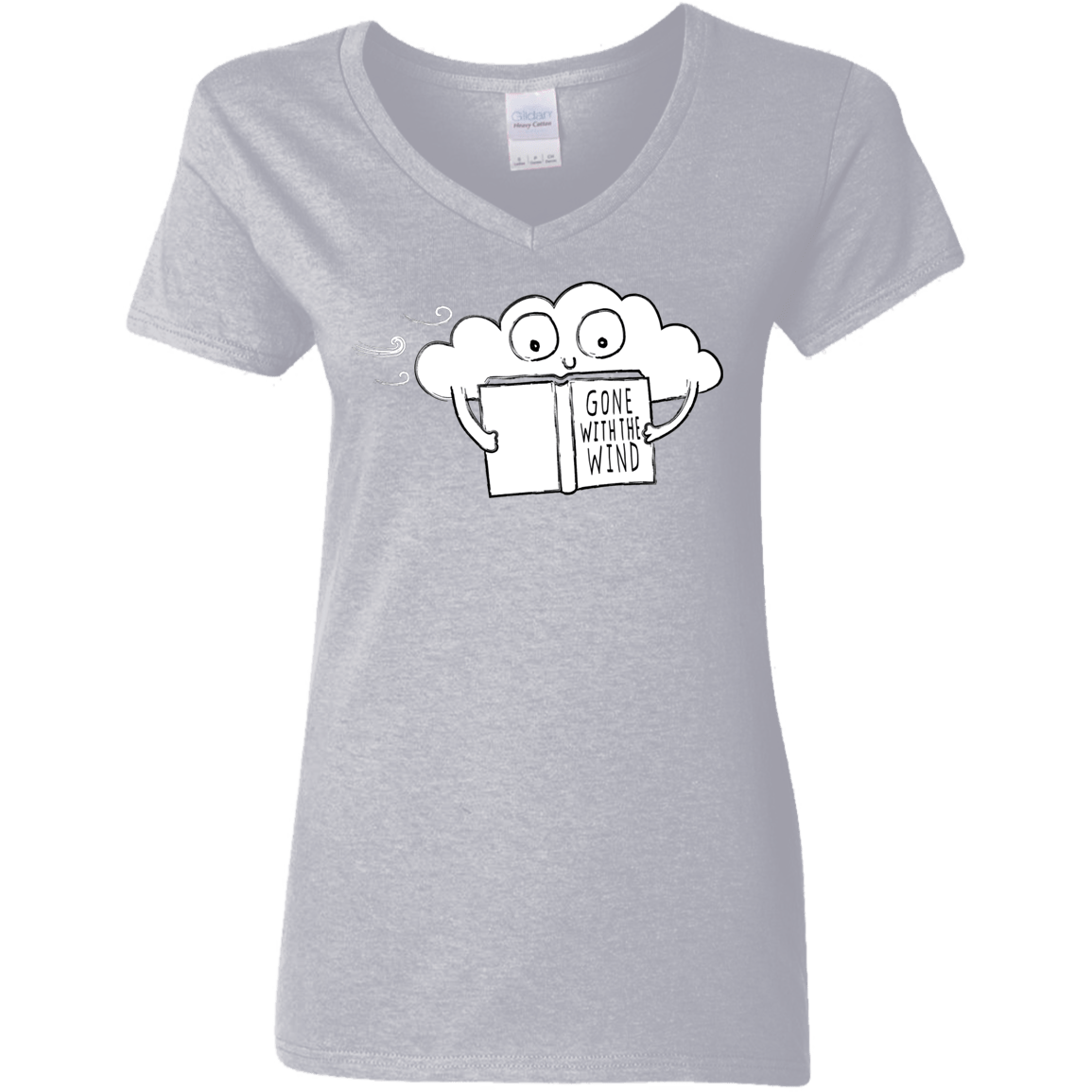 T-Shirts Sport Grey / S Gone with the Wind Women's V-Neck T-Shirt