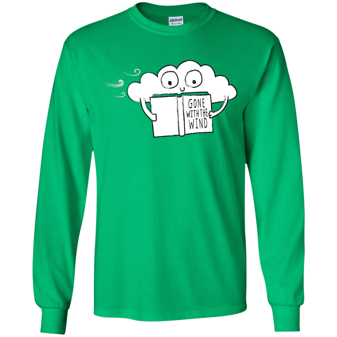 T-Shirts Irish Green / YS Gone with the Wind Youth Long Sleeve T-Shirt