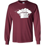 T-Shirts Maroon / YS Gone with the Wind Youth Long Sleeve T-Shirt