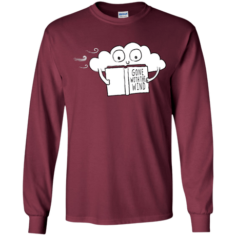 T-Shirts Maroon / YS Gone with the Wind Youth Long Sleeve T-Shirt