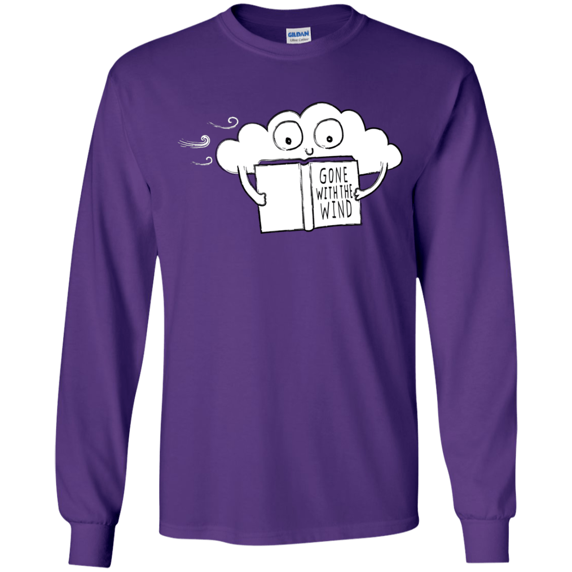 T-Shirts Purple / YS Gone with the Wind Youth Long Sleeve T-Shirt