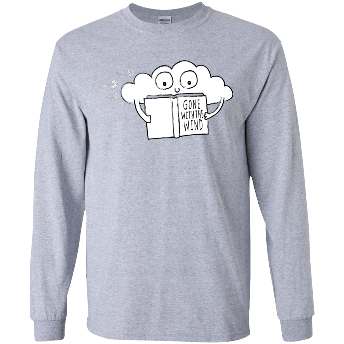 T-Shirts Sport Grey / YS Gone with the Wind Youth Long Sleeve T-Shirt