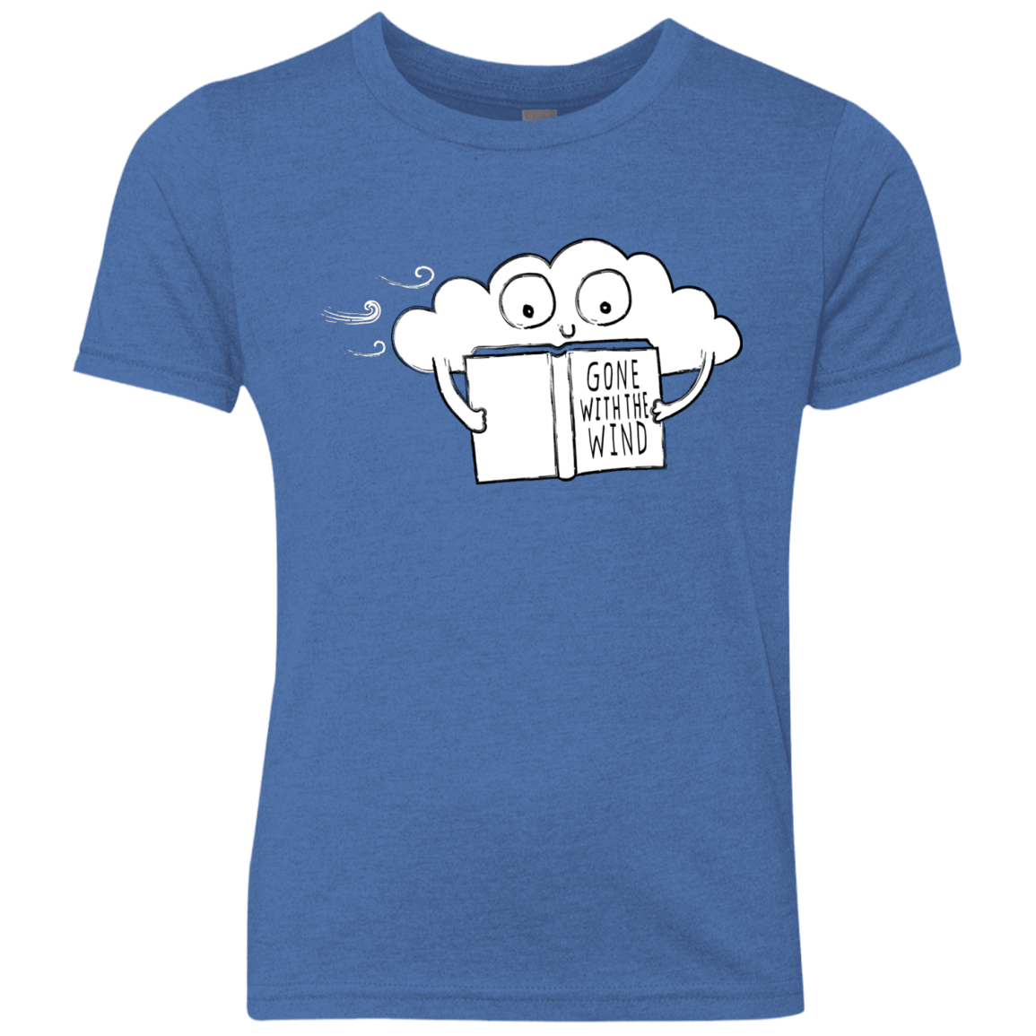 T-Shirts Vintage Royal / YXS Gone with the Wind Youth Triblend T-Shirt