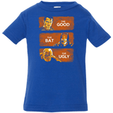 T-Shirts Royal / 6 Months Good, Bat, Ugly Infant Premium T-Shirt