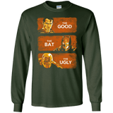 T-Shirts Forest Green / S Good, Bat, Ugly Men's Long Sleeve T-Shirt