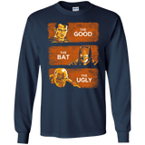 T-Shirts Navy / S Good, Bat, Ugly Men's Long Sleeve T-Shirt