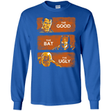 T-Shirts Royal / S Good, Bat, Ugly Men's Long Sleeve T-Shirt