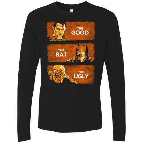 T-Shirts Black / S Good, Bat, Ugly Men's Premium Long Sleeve
