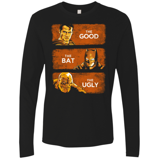T-Shirts Black / S Good, Bat, Ugly Men's Premium Long Sleeve