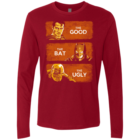 T-Shirts Cardinal / S Good, Bat, Ugly Men's Premium Long Sleeve