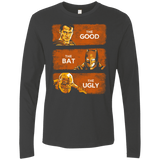 T-Shirts Heavy Metal / S Good, Bat, Ugly Men's Premium Long Sleeve