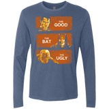 T-Shirts Indigo / S Good, Bat, Ugly Men's Premium Long Sleeve