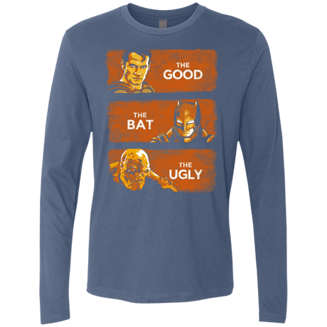 T-Shirts Indigo / S Good, Bat, Ugly Men's Premium Long Sleeve
