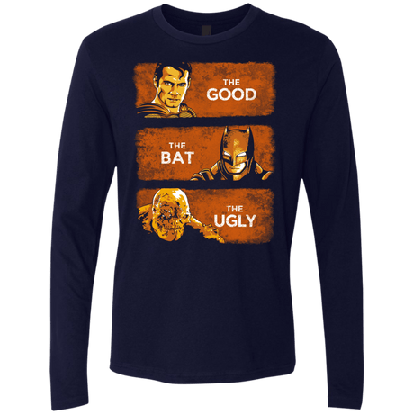T-Shirts Midnight Navy / S Good, Bat, Ugly Men's Premium Long Sleeve