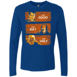 T-Shirts Royal / S Good, Bat, Ugly Men's Premium Long Sleeve