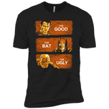 T-Shirts Black / X-Small Good, Bat, Ugly Men's Premium T-Shirt