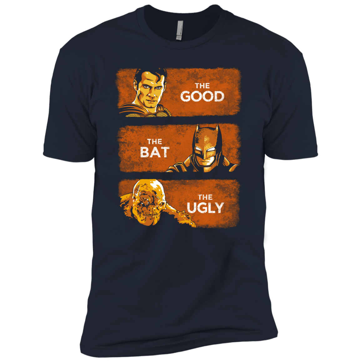 T-Shirts Midnight Navy / X-Small Good, Bat, Ugly Men's Premium T-Shirt