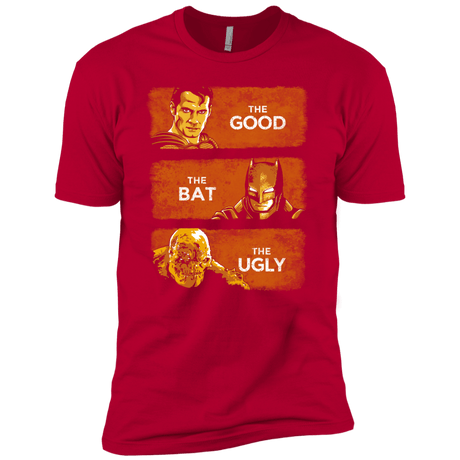 T-Shirts Red / X-Small Good, Bat, Ugly Men's Premium T-Shirt