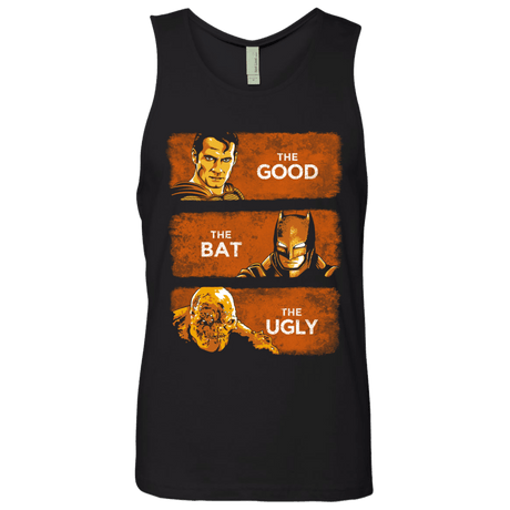 T-Shirts Black / S Good, Bat, Ugly Men's Premium Tank Top