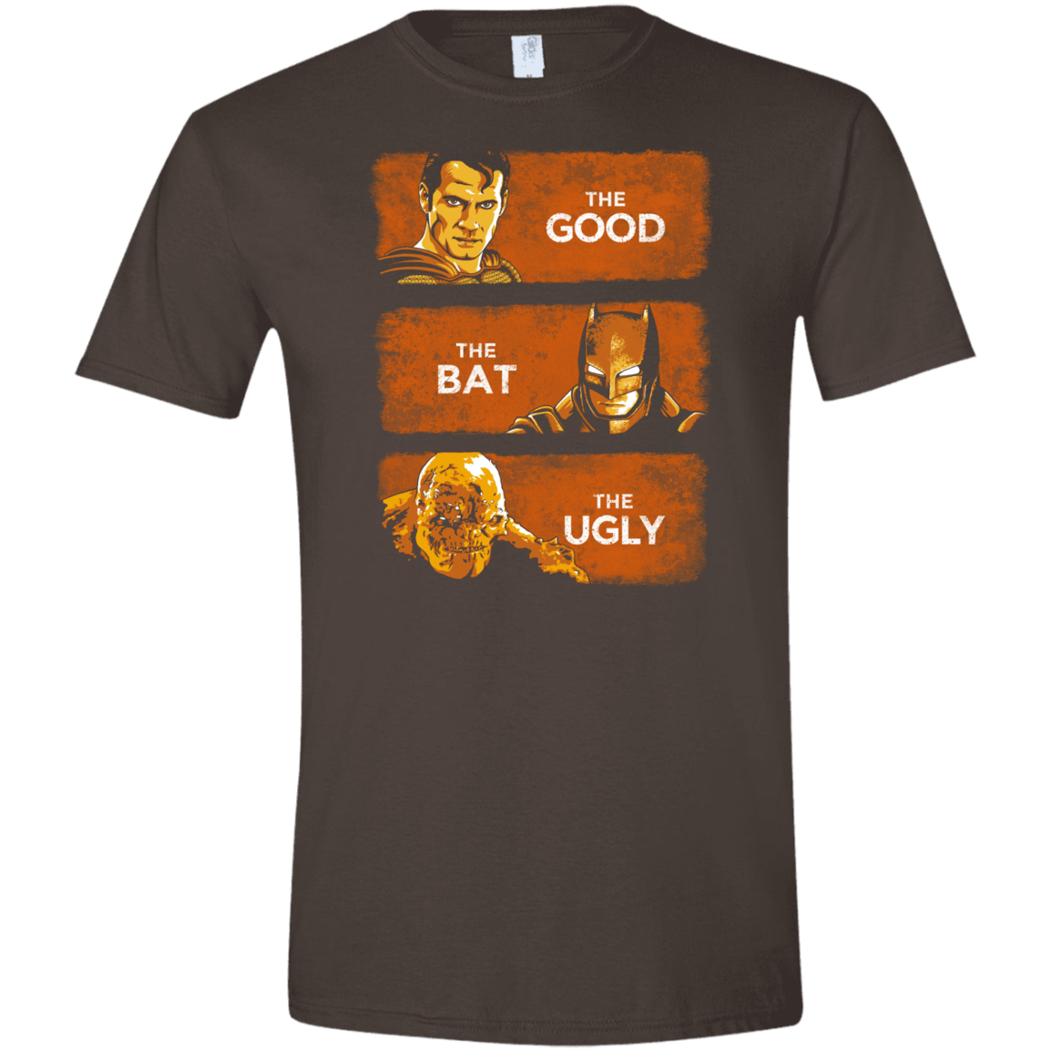 T-Shirts Dark Chocolate / S Good, Bat, Ugly Men's Semi-Fitted Softstyle