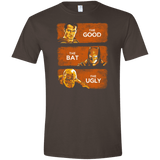 T-Shirts Dark Chocolate / S Good, Bat, Ugly Men's Semi-Fitted Softstyle