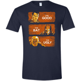 T-Shirts Navy / X-Small Good, Bat, Ugly Men's Semi-Fitted Softstyle