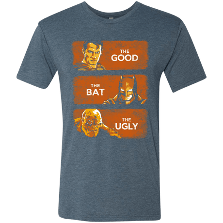 T-Shirts Indigo / S Good, Bat, Ugly Men's Triblend T-Shirt