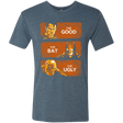 T-Shirts Indigo / S Good, Bat, Ugly Men's Triblend T-Shirt