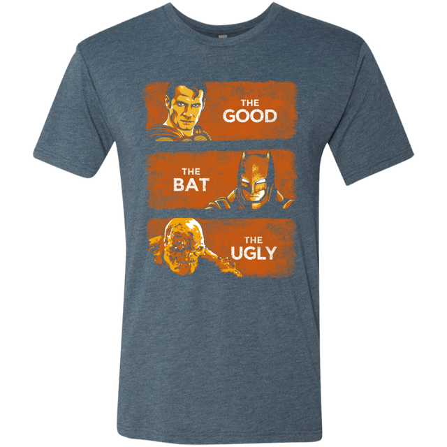 T-Shirts Indigo / S Good, Bat, Ugly Men's Triblend T-Shirt