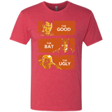 T-Shirts Vintage Red / S Good, Bat, Ugly Men's Triblend T-Shirt