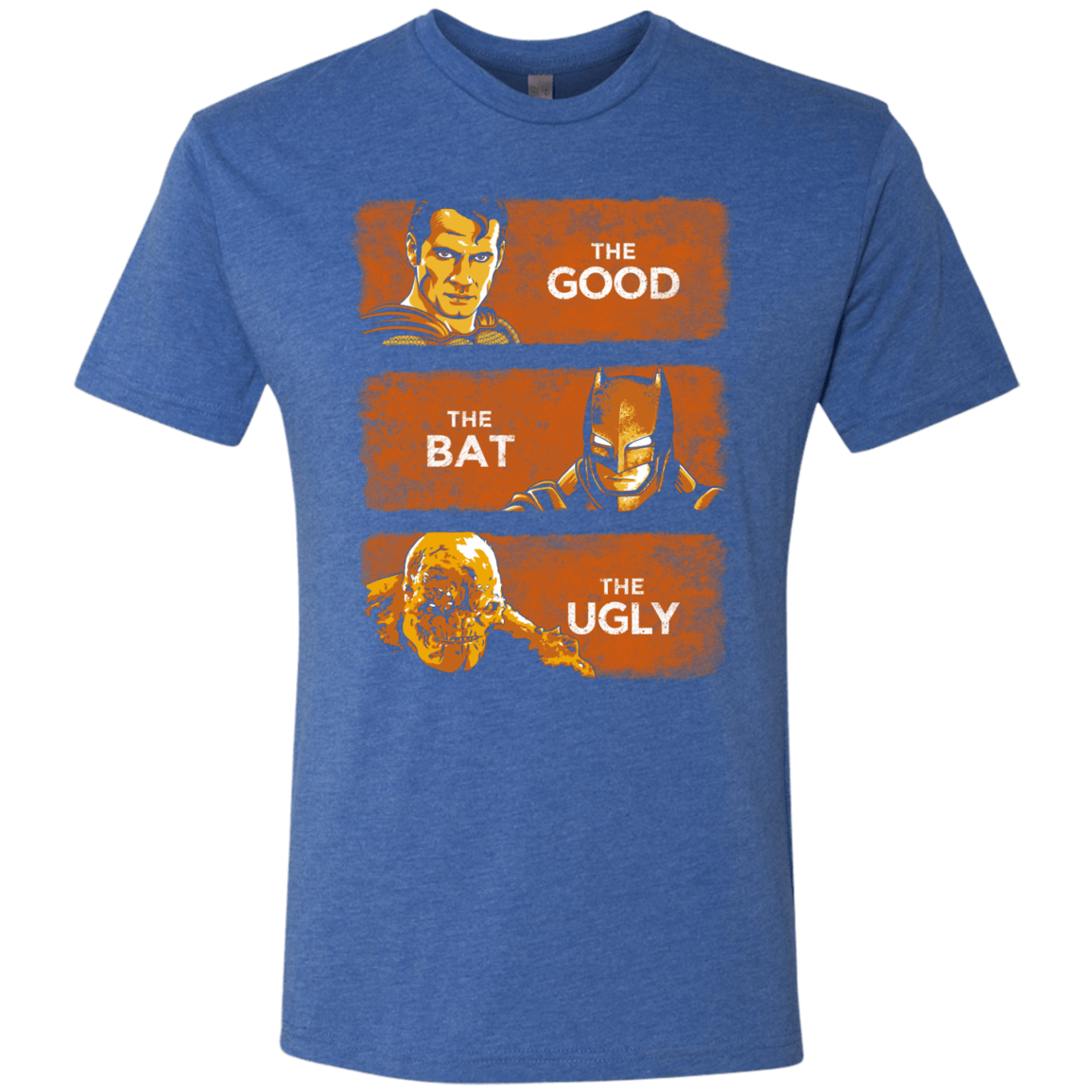 T-Shirts Vintage Royal / S Good, Bat, Ugly Men's Triblend T-Shirt